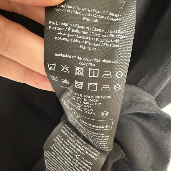 NWT Vero Moda Side Cut Out Mini Dress Sleeveless Womens Black Size Medium - Picture 8 of 8